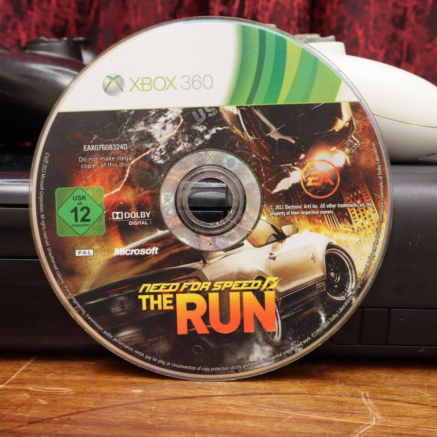 XBox 360E Console Slim - Two Games - Two Controllers