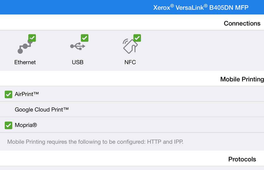 Xerox VersaLink B405DN A4 Mono All-In-One Laser Printer
