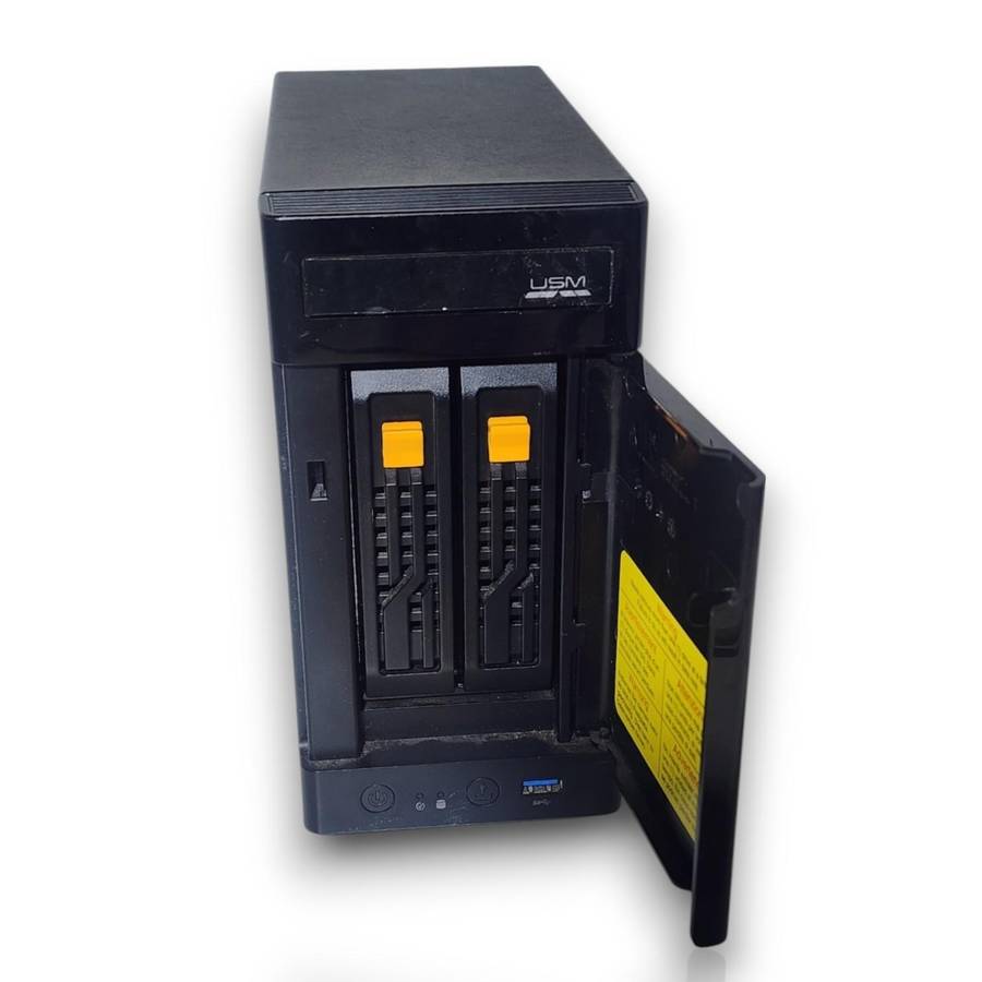 Used Seagate Business Storage SRN02D  2-Bay NAS Enclosure  No HDD Included