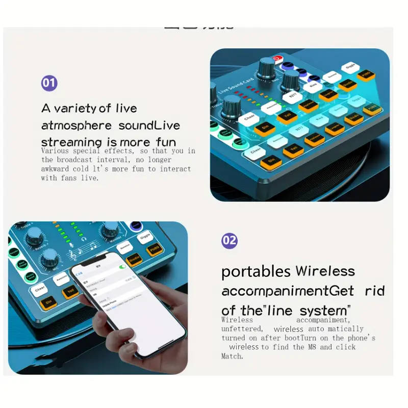 Portable Audio Interface for Podcasting and Streaming  All-in-One Sound Card