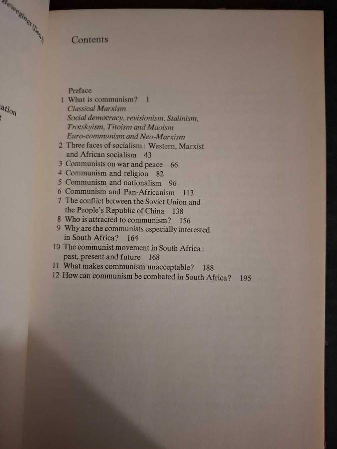 Communism and South Africa by DJ Kotze