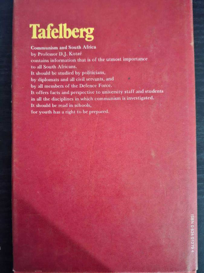 Communism and South Africa by DJ Kotze