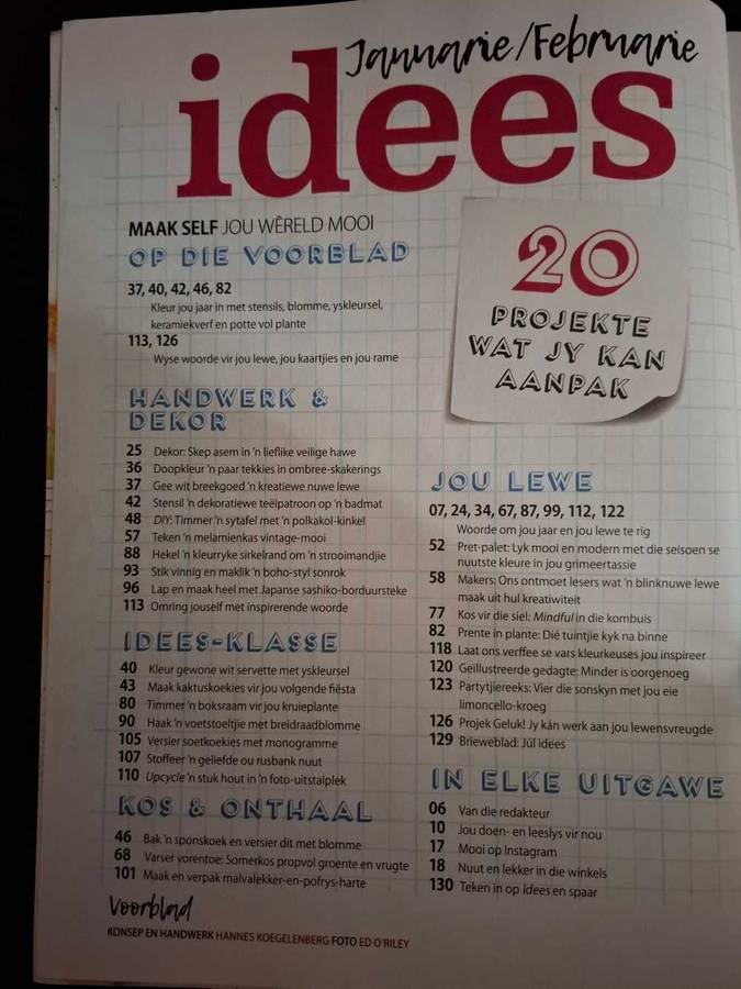 Idees - maak self jou wêreld mooi