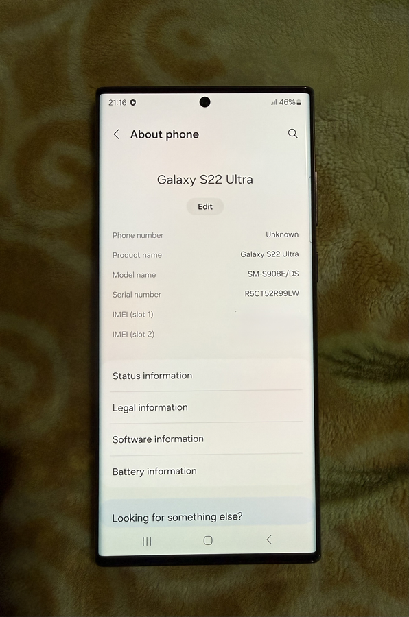 Samsung S22 ultra 256gb