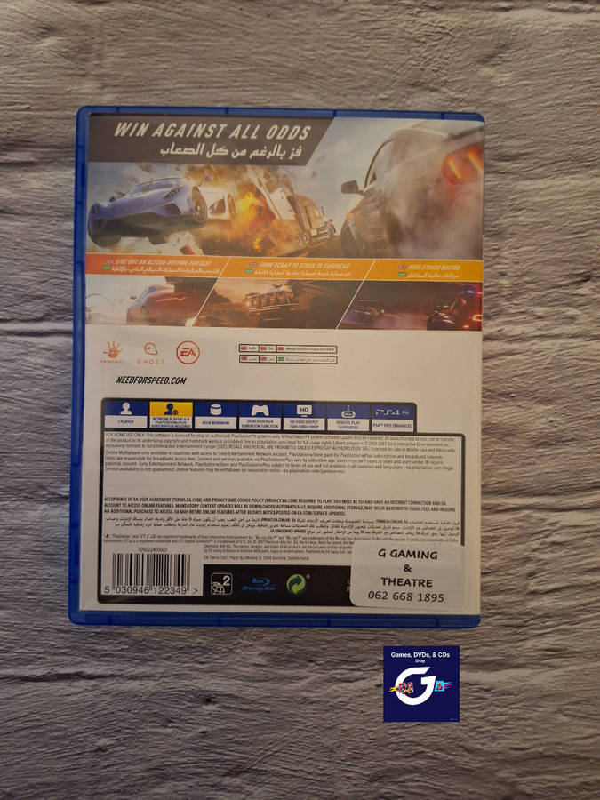 Need For Speed Payback PlayStation 4