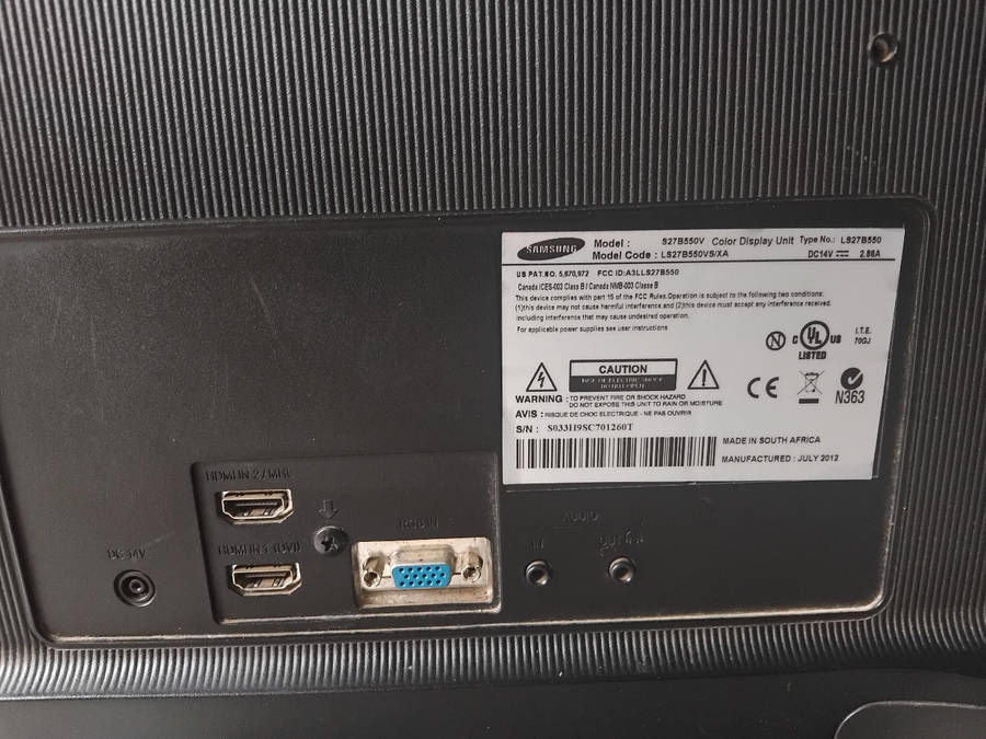 Samsung 27 inch monitor