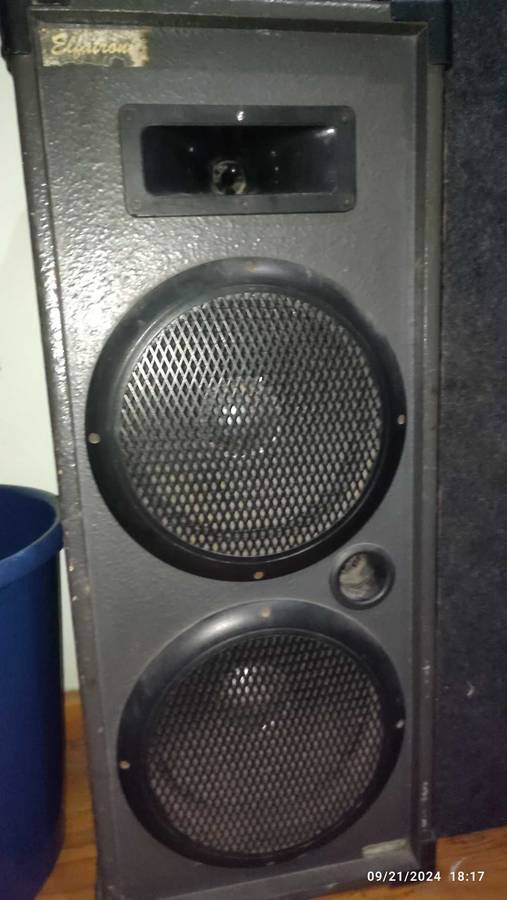 PA system speakers