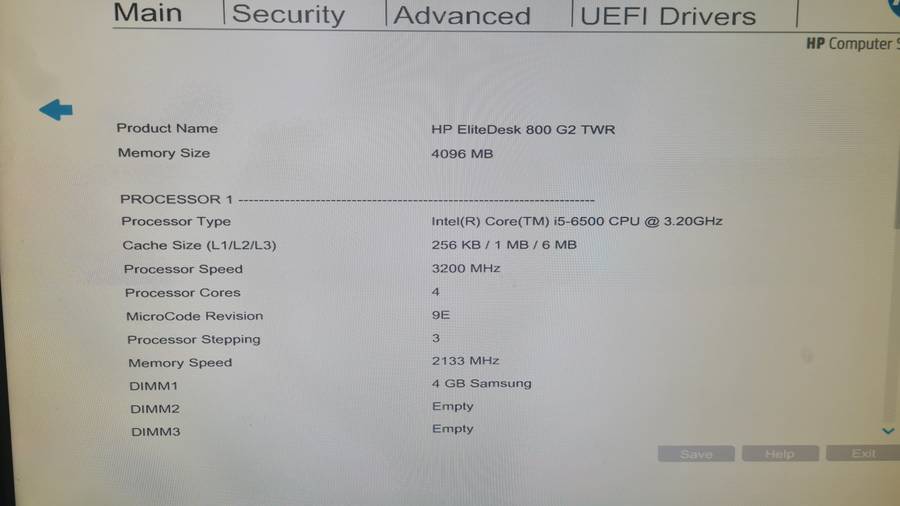 HP Elitedesk 800 G2 CORE i5 6th Generation