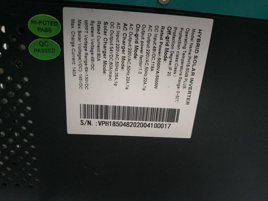 HYBRID SOLAR INVERTER