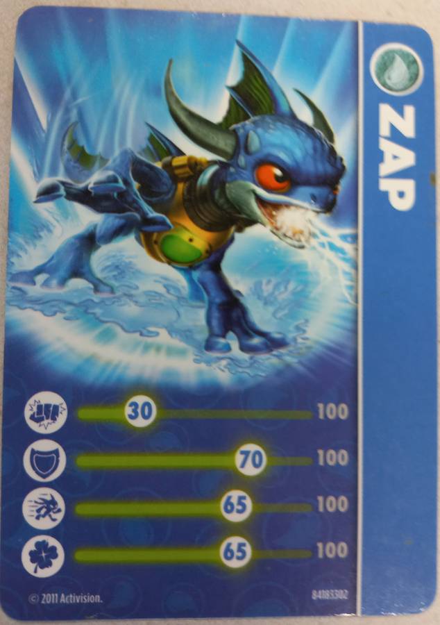 Zap Figurine - Skylanders Spyros Adventure