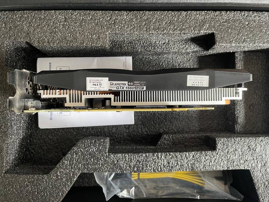 RARE | Leadtek WinFast GTX 1660 SUPER HURRICANE 6GB GDDR6 Gaming Graphics Card
