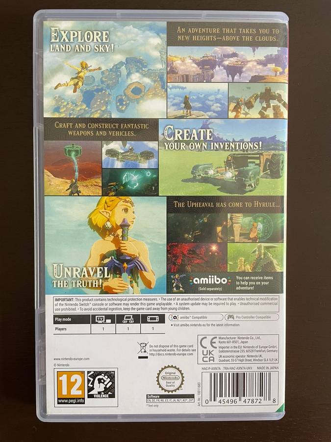 The Legend of Zelda: Tears of The Kingdom | (Nintendo Switch)