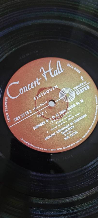 Beethoven - Concert Hall Record Club, Box set , Vinyl 12 The Symphonies Of.....