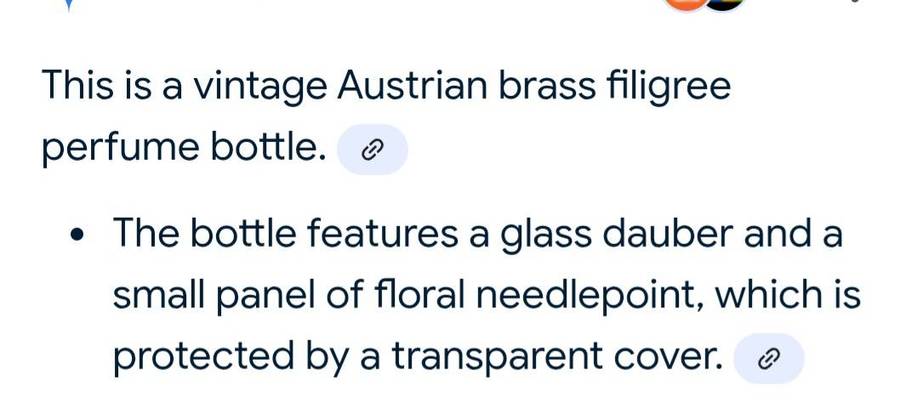 Vintage perfume bottles