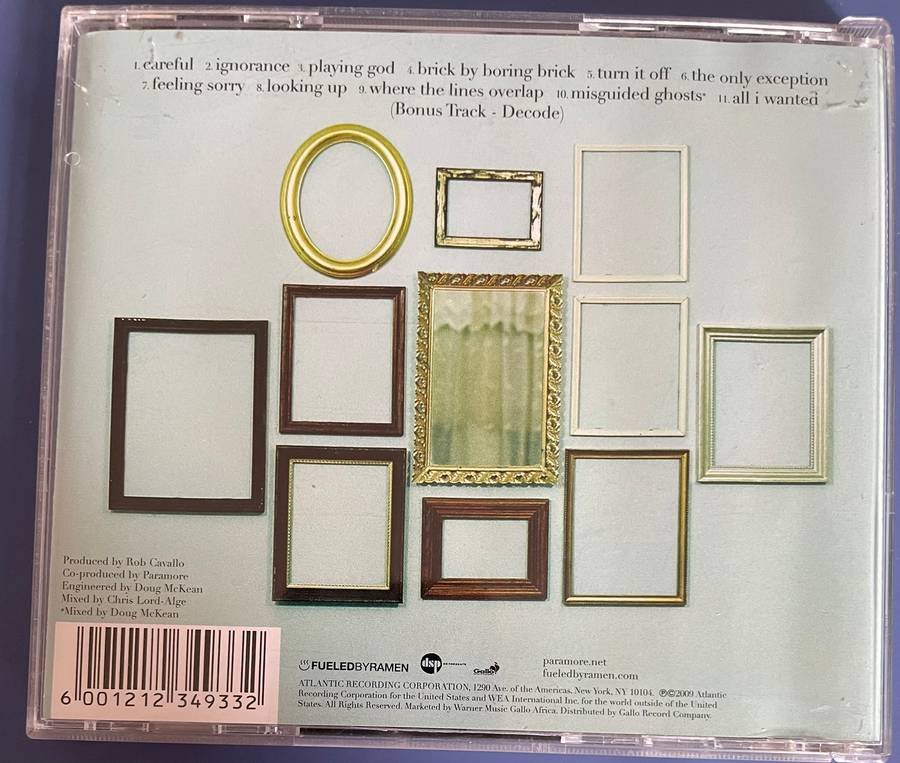 Paramore Brand New Eyes CD