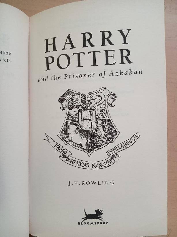 HARRY POTTER AND THE PRISONER OF AZKABAN Rowling, J.K. 1st edition