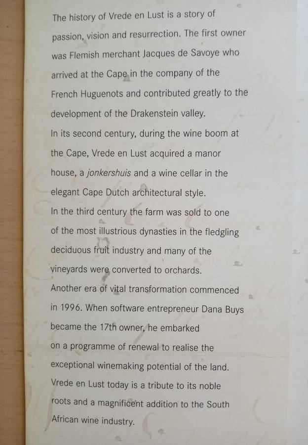 Vrede en Lust since 1688-Romi Boom