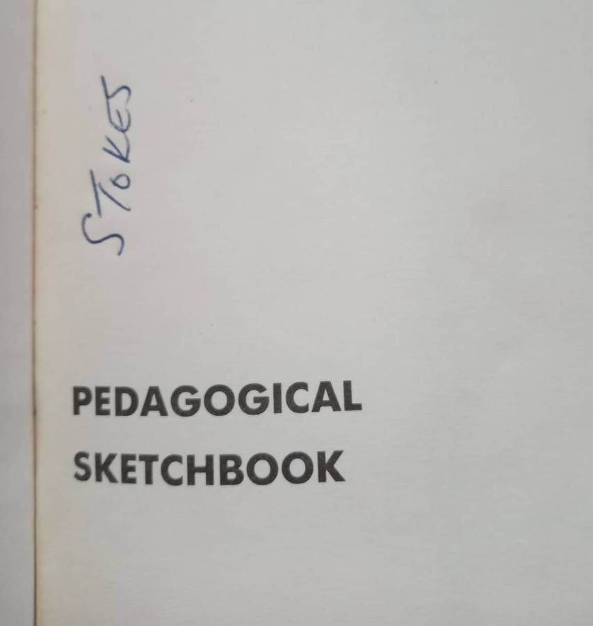 Pedagogical Sketchbook by Paul Klee