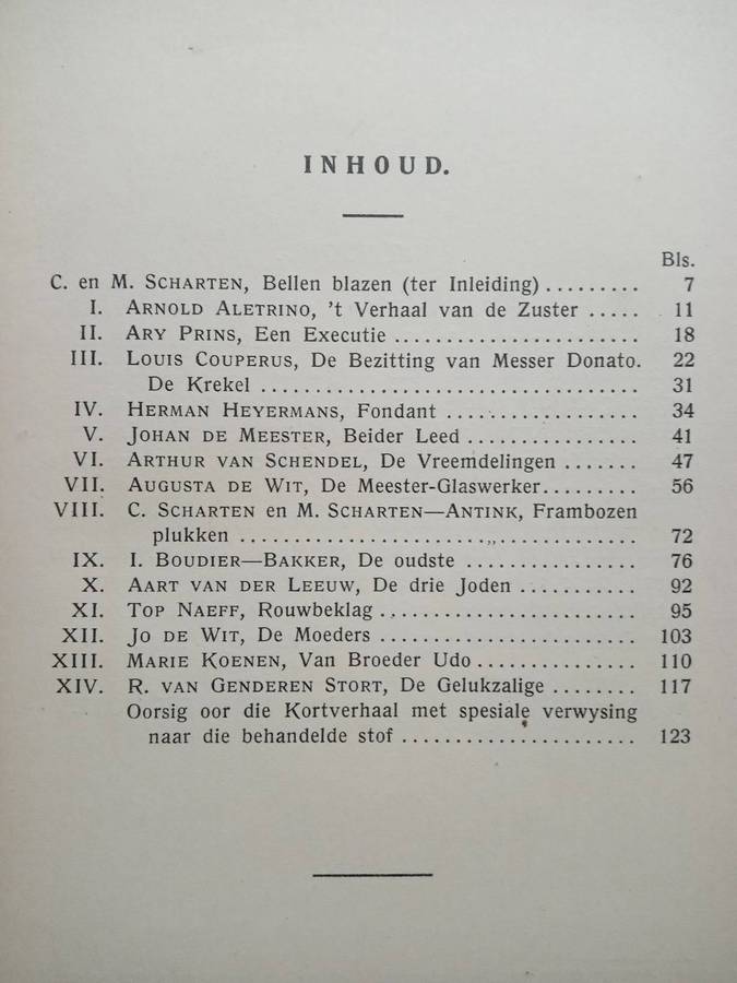 Moderne Hollandse Kortverhale. Byeengebring en toegelig deur dr. F.E.J. Malherbe. 1ste edition 1931