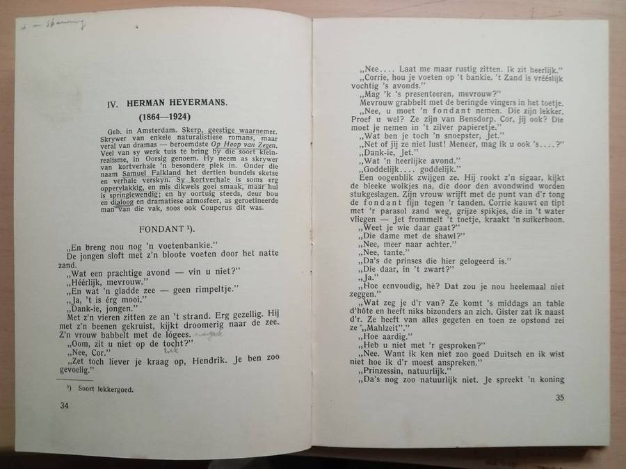 Moderne Hollandse Kortverhale. Byeengebring en toegelig deur dr. F.E.J. Malherbe. 1ste edition 1931