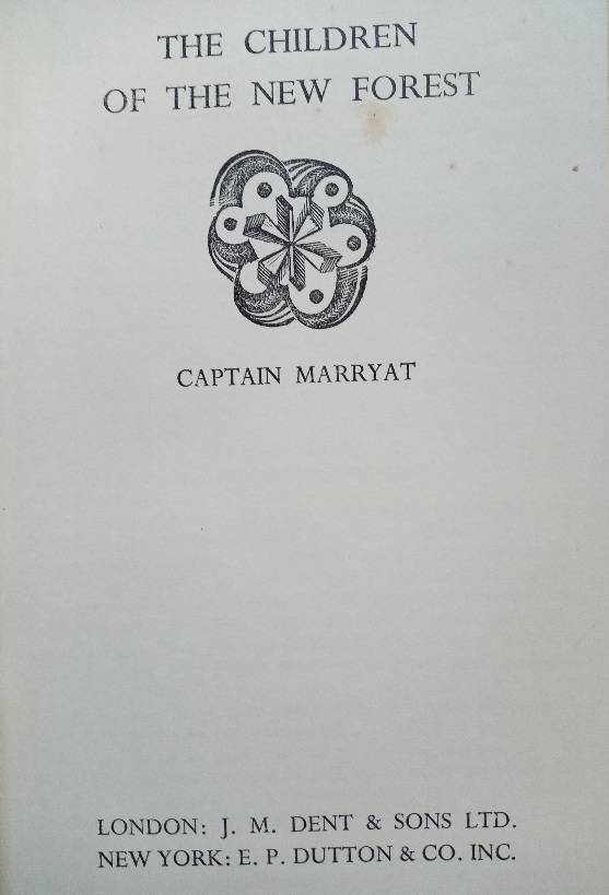 The Children of the New Forest -Captain Marryat- 1937