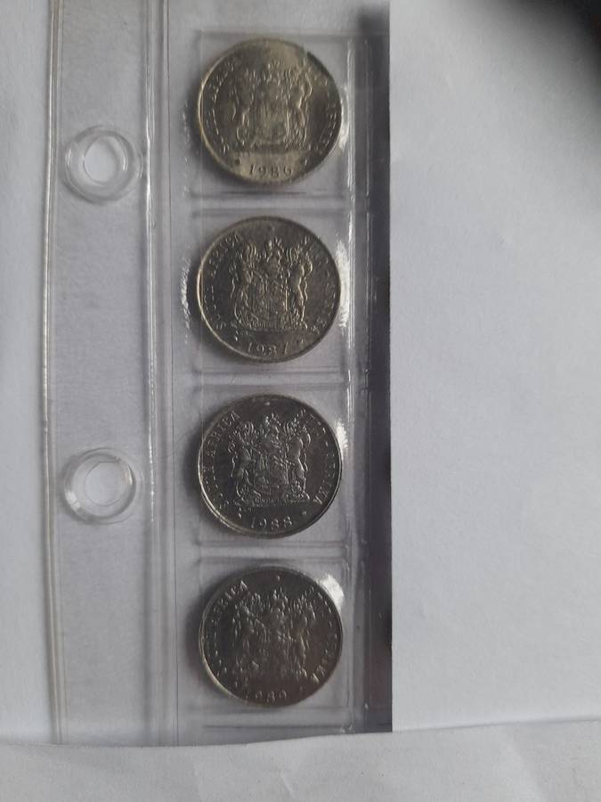 RSA Nickel 20c Set 2nd dec series 1965 - 1990