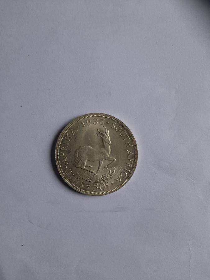 RSA Silver 50c 1963