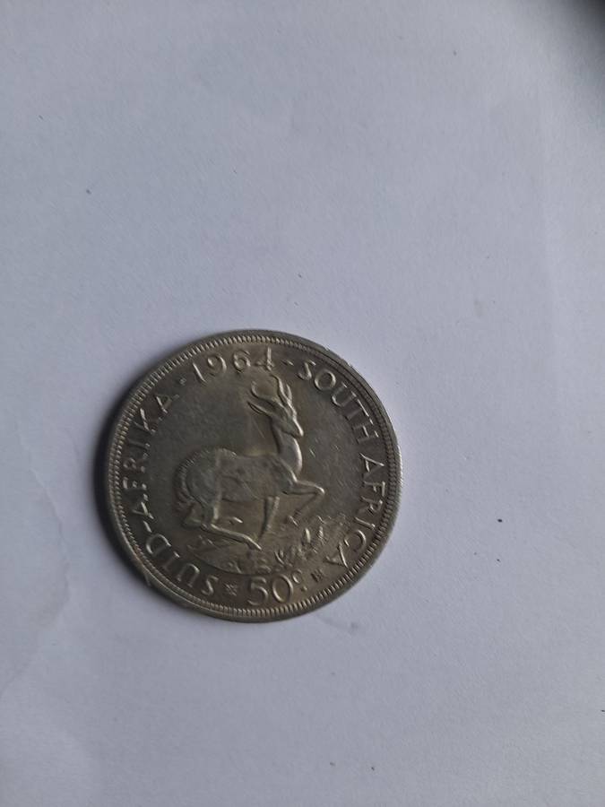 RSA Silver 50c 1964