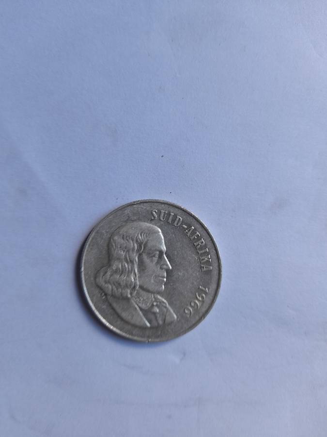 RSA Silver R1 1966 Afrikaans