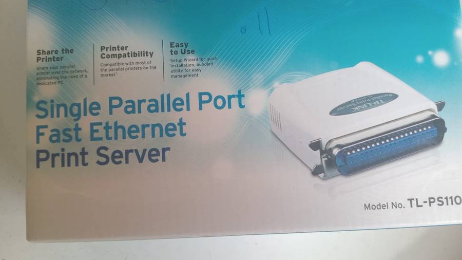 TP-Link Single Parallel port Fast Ethernet Print Server  TL-PS110P