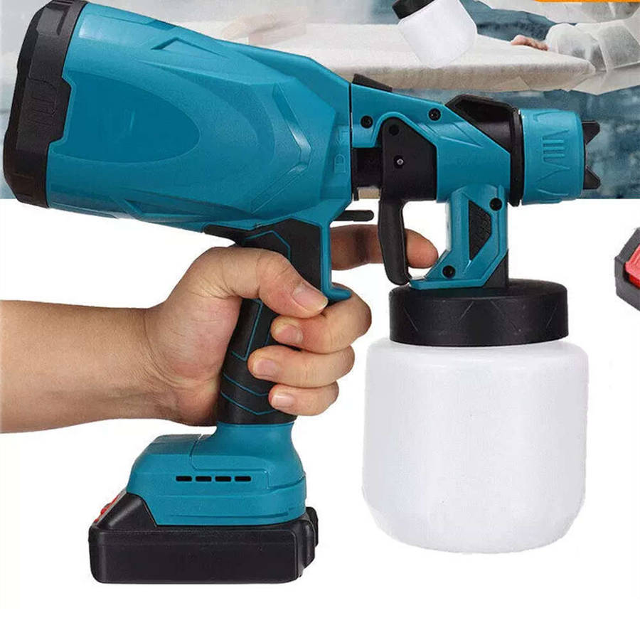 Portable Cordless Powerful Brushless Paint Spray Gun High Pressure Paint Sprayer