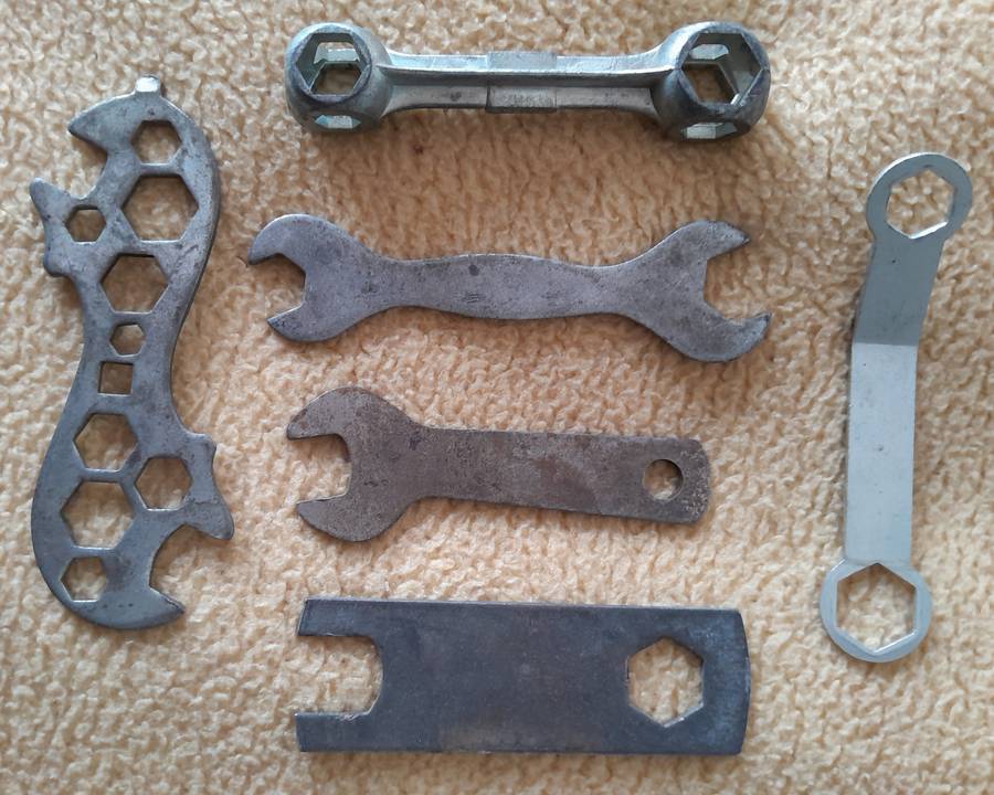 Various Bicycle Spanners