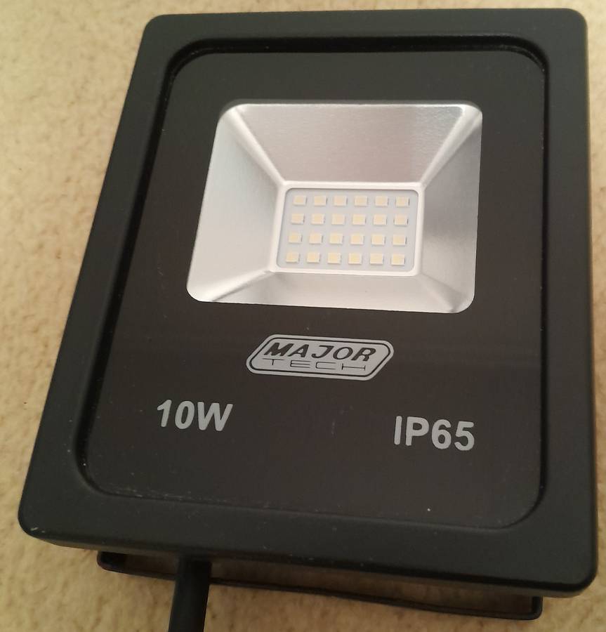 Major Tech 10w LED Floodlight IP65 - Very bright light
