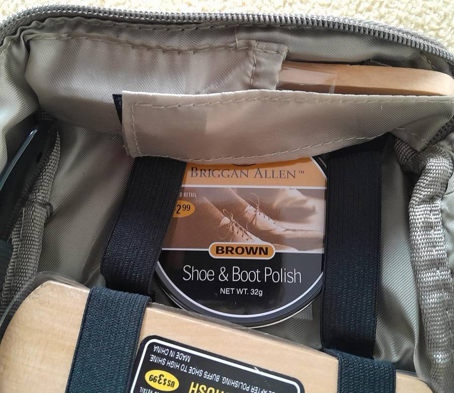 Briggan Allen Shoe Shine Kit - Brown