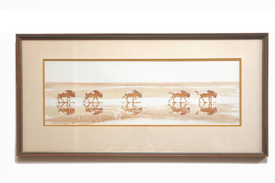 Original Watercolour Painting. by Namibian artist JJ van Ellinckhuijzen