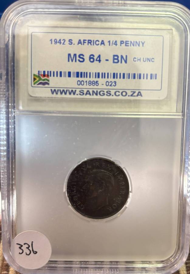 1942 Quater Penny MS 64