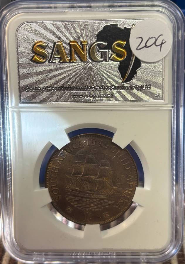 1949 One Penny (MS 64)