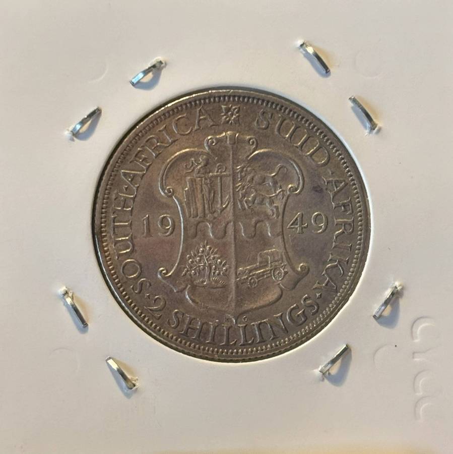 1949 Union of South African Two Shillings