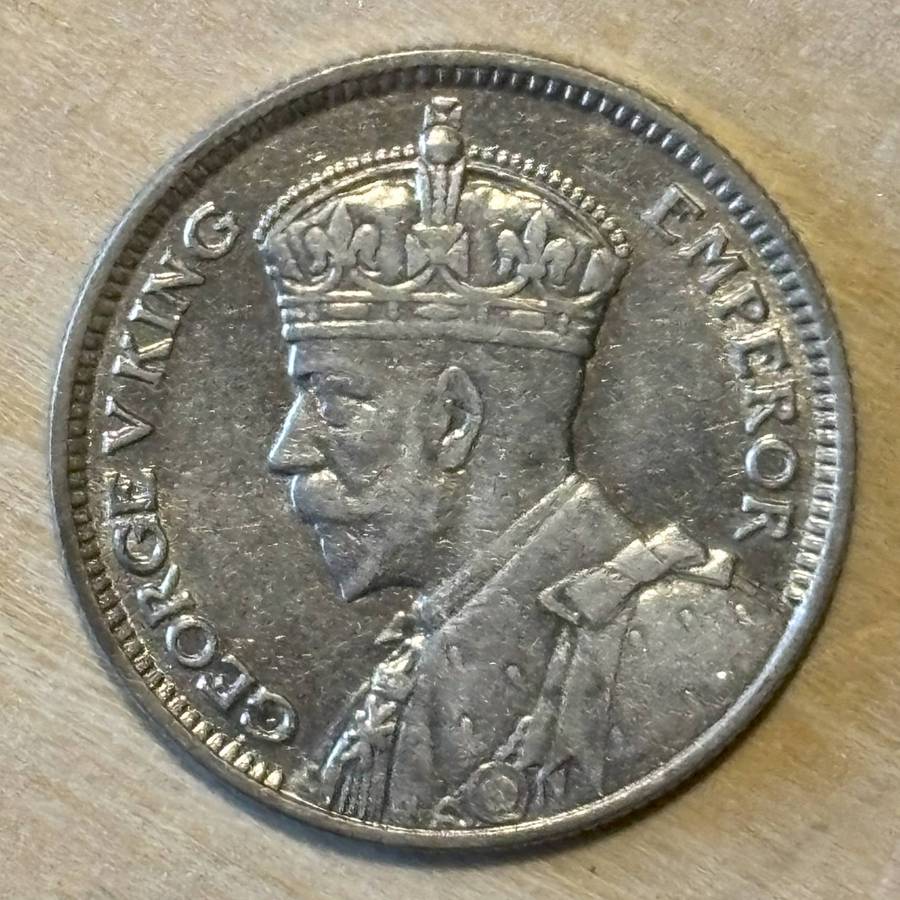 1934 New Zealand 6 Pence