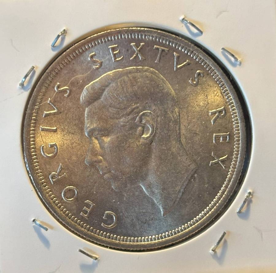 1949 Union of South African Five Shillings