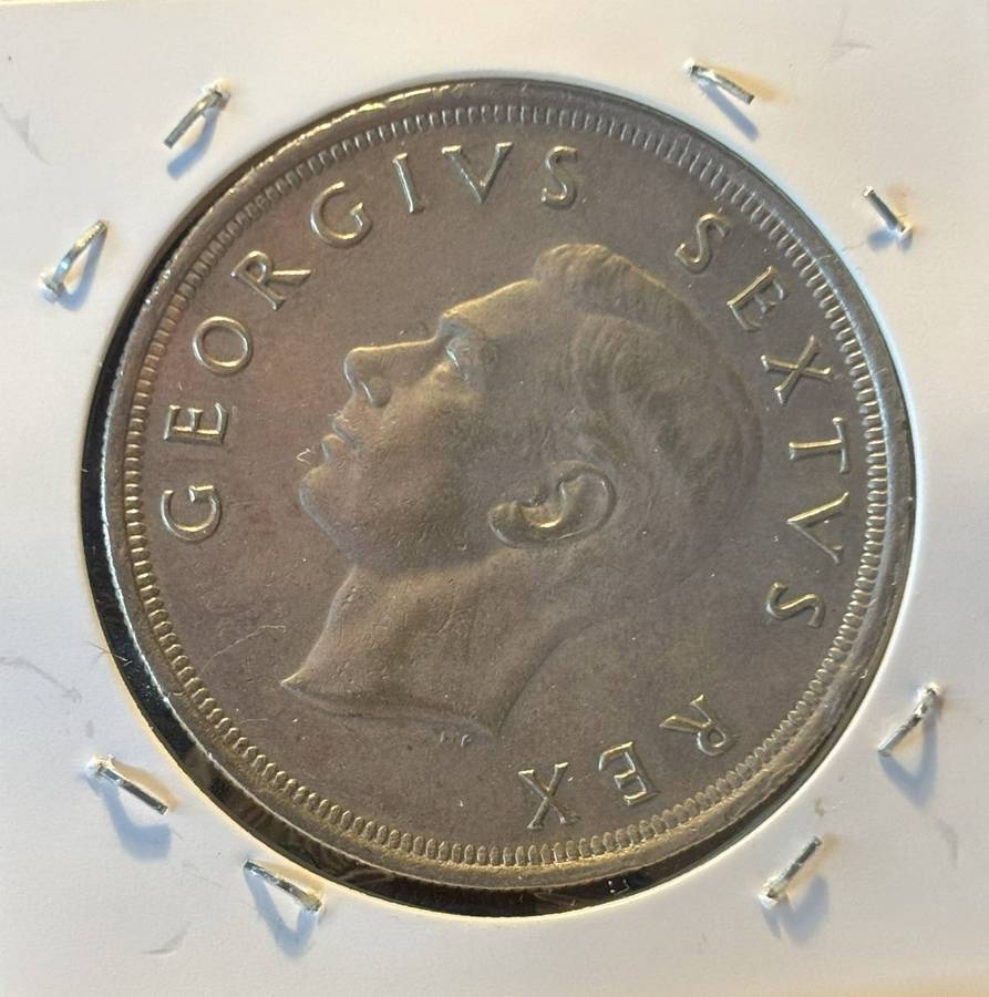 1952 Union of South African Five Shillings