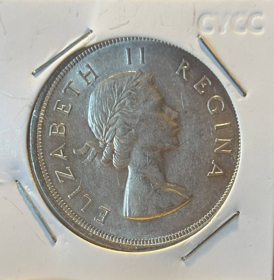1953 Union of South African Five Shillings