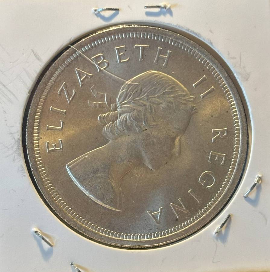 1957 Union of South African Five Shillings