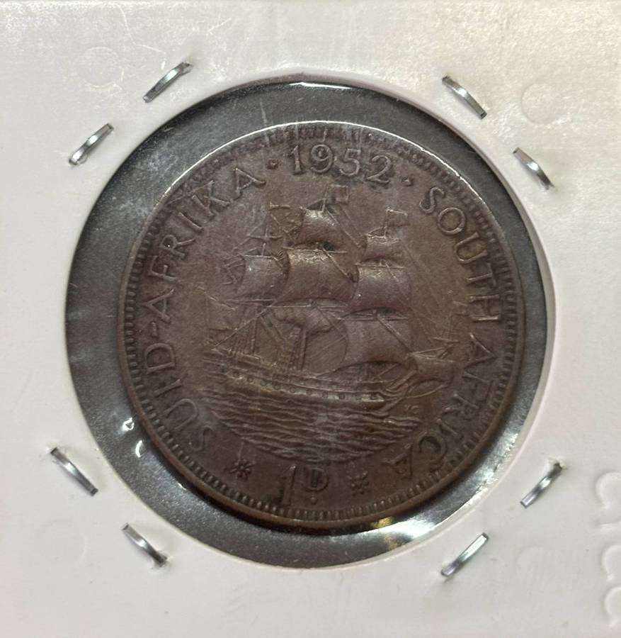 1952 South African penny