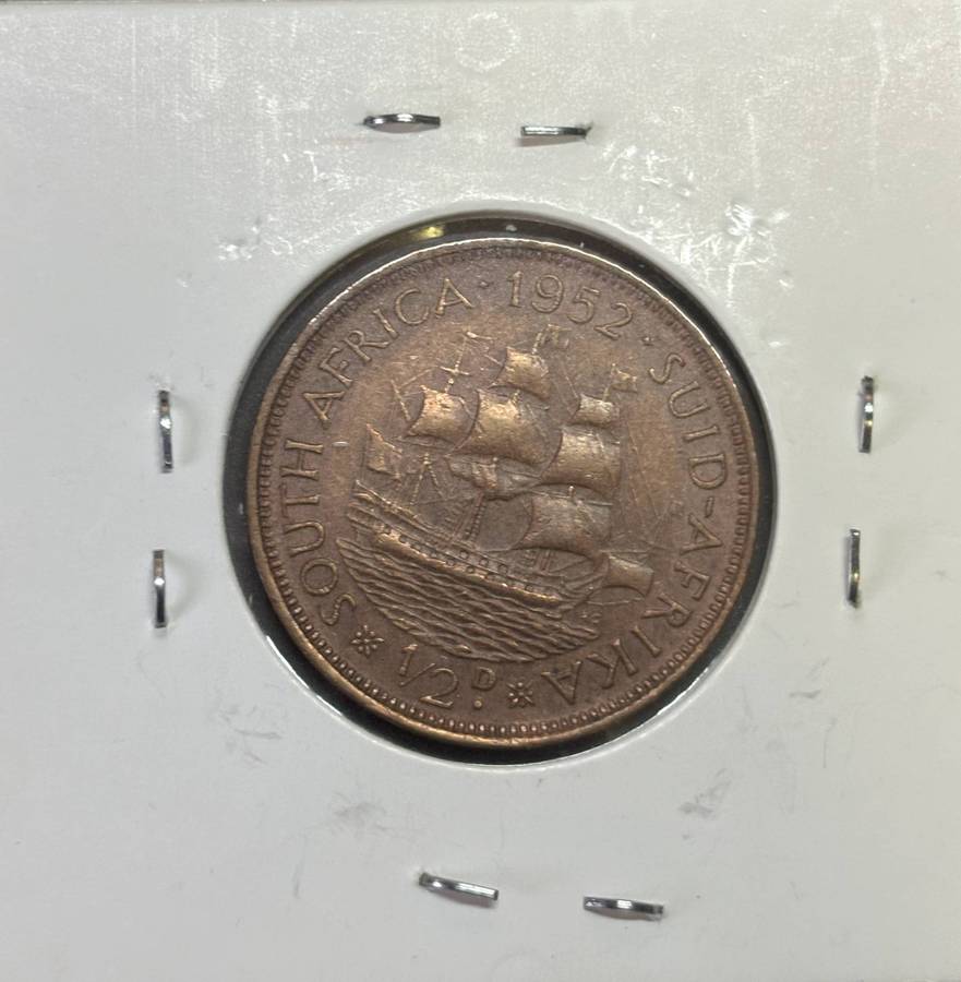 1952 South African Half Penny