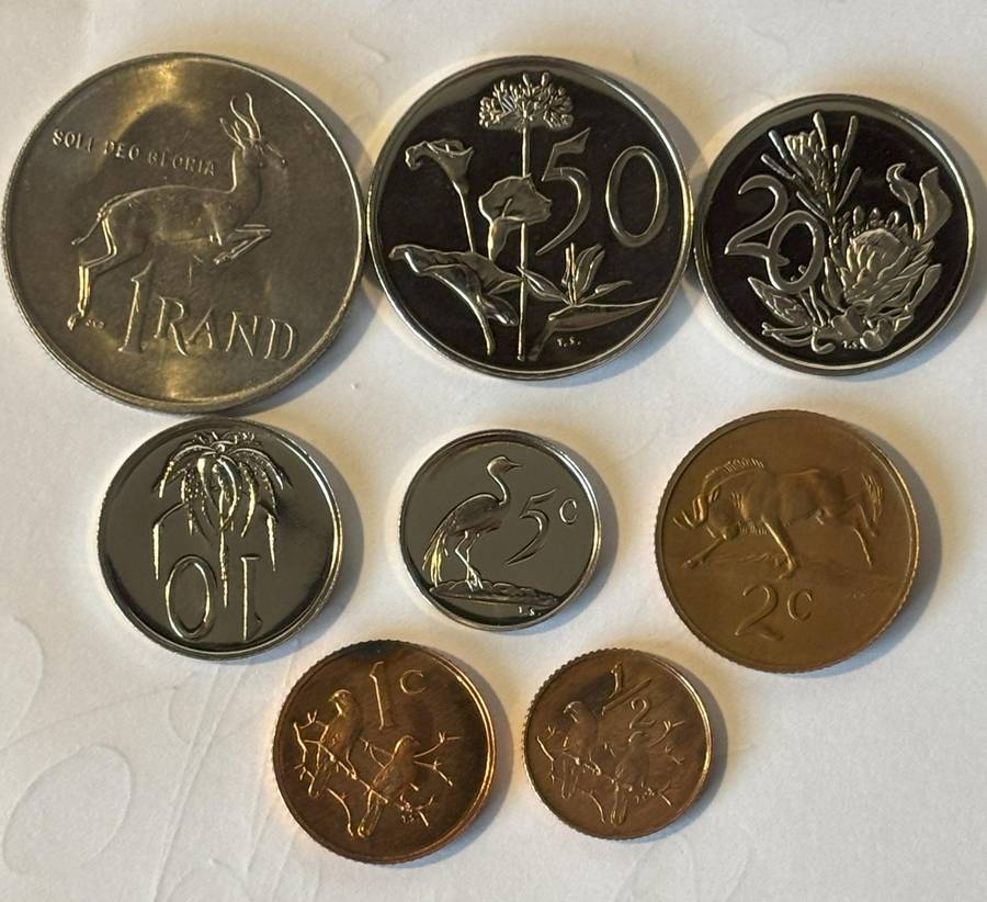 South African Uncirculated coins