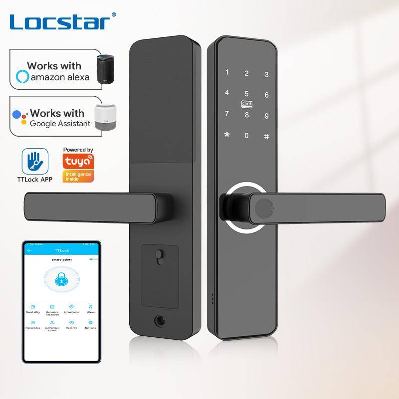Smart Intelligent Wifi Door Lock - Black
