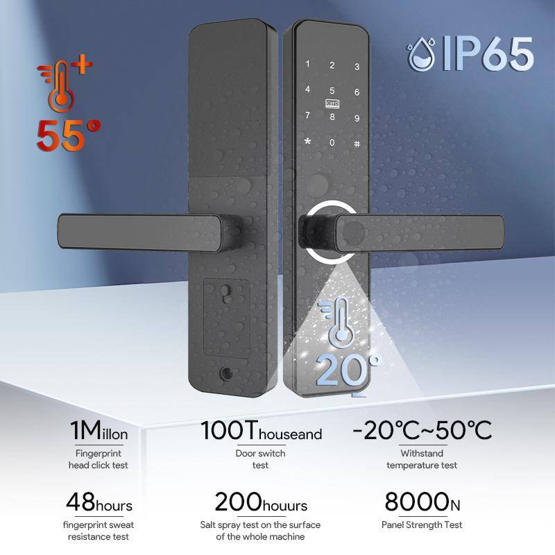 Smart Intelligent Wifi Door Lock - Black