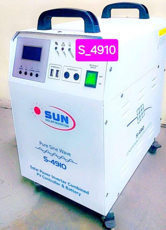 SUN Solar Power Inverter PV Controller & Battery S-4910