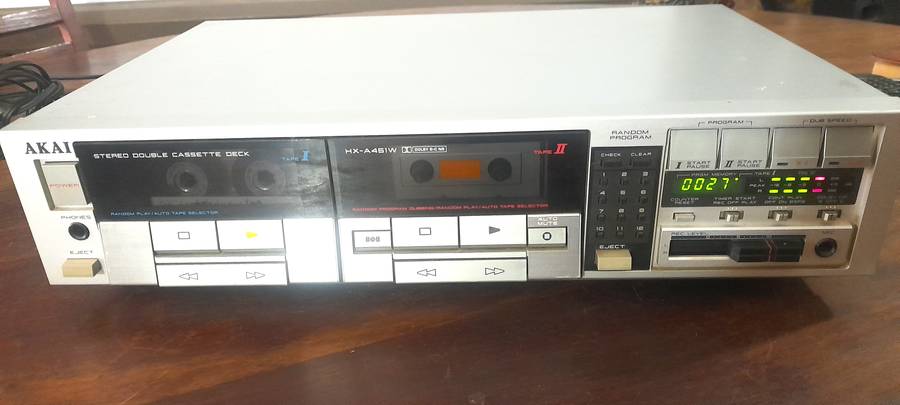 Akai Stereo Double Cassette Deck HX-A451W